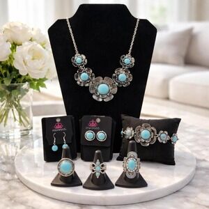 Faux Blue Turquoise Paparazzi Bundle